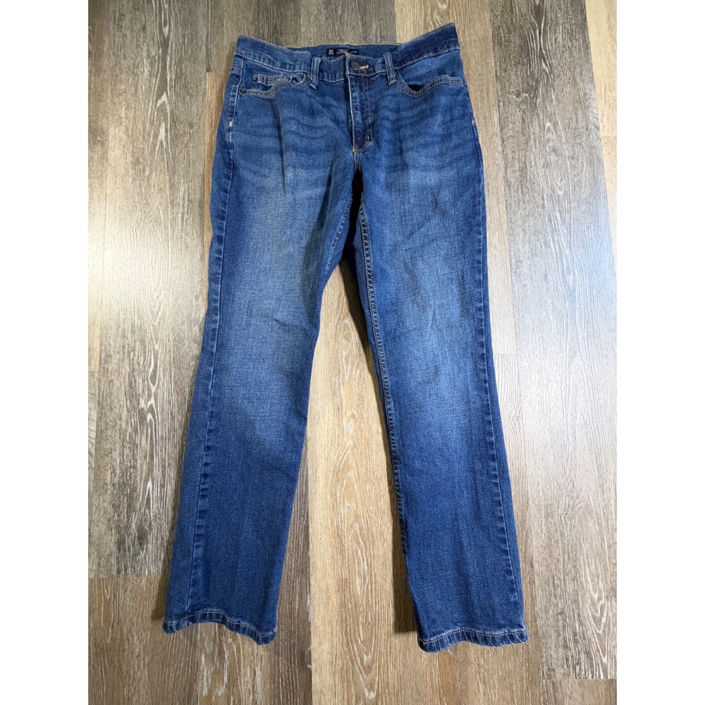 Member's Mark Straight Fit Jeans Mens 32x30 Blue Premium Stretch Denim